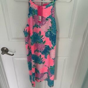 Lilly Pulitzer Tabby Shift Dress. Size L. Color Bech House Blooms